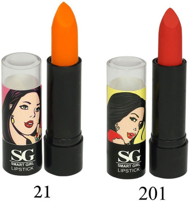 

Amura Smart Girl LipStick Set of 2(21201, 4.5 g)