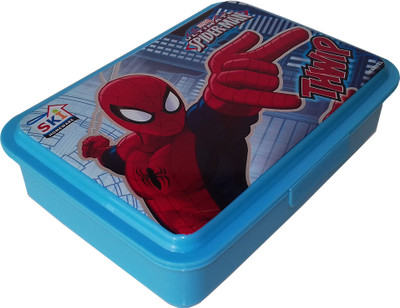 

KIDOZ KINGDOM LUNCH BOX SPIDER-MAN BLUE SKI 1 Containers Lunch Box(550 ml), Blue red