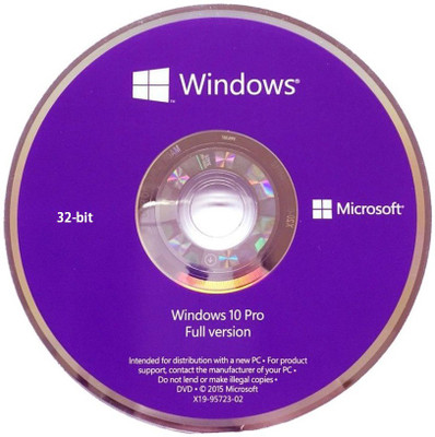 

Microsoft Windows 10 Pro 32Bit