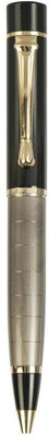 

Maa Bhagwati Steel Body Pen With Silver and Black Colour With Case( Cobra 7520) Ball Pen