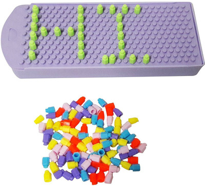 

Riddhi Siddhi Kids Puzzle Art Plastic Pencil Box(Set of 1, Multicolor)