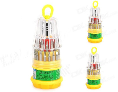 

Jackly JK 6036-A Combination Screwdriver Set(Pack of 3), Multicolor