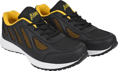 

Aero Aspire Running Shoes For Men(Black, Yellow