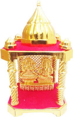 

FABZONE Golden Finish Lord Laxmi Ganesha Statue Hindu Goddess lakshmi and God Ganpati Sculputer Handicraft Idol Diwali Decorative Spiritual Puja Vastu Showpiece Figurine - Religious Pooja Gift Item & Murti for Mandir / Temple / Home / Office Decorative Sh