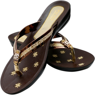 

PU YES Slippers, Brown
