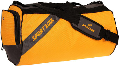 

SportSoul Gym Duffel Bag(Multicolor, Kit Bag, Grey;mustard