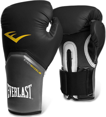 

Everlast Pro Style Elite Unfilled Boxing Gloves (L, Black)