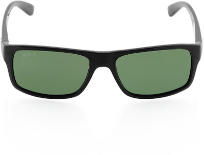 Ray-Ban Rectangular Sunglasses(For Men & Women, Green)