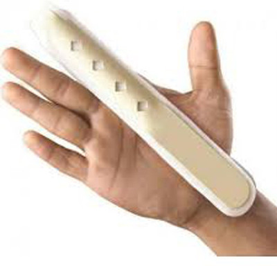 Saket Ortho Rehab International Private Limited Finger Extension Splint (Medium) Finger Support (M, Beige) available at flipkart for Rs.96