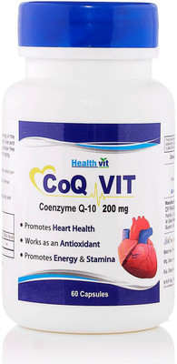 

HealthVit Coq vit Coenzym Q10 200 mg 60 Capsules(60 No)