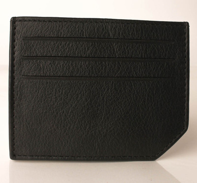 

PAVO FASHION Men Black Genuine Leather Card Holder(5 Card Slots)
