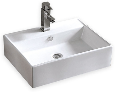 

Brizzio Ceramic Wash Basin 482 Table Top Basin(White)