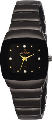 Dezine DZ-LSQ001-BLK-BLK Watch  - For Women   Watches  (Dezine)