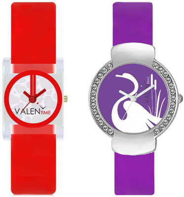 

VALENTIME VT9-22 Colorful Beautiful Womens Combo Wrist Watch - For Girls