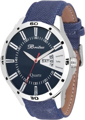 Britex BT6147 Day and Date~Denim Watch  - For Men   Watches  (Britex)