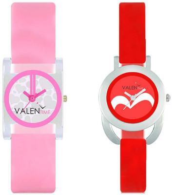 View VALENTIME VT8-19 Colorful Beautiful Womens Combo Wrist Watch  - For Girls Wrist Watches Price Online(Valentime)