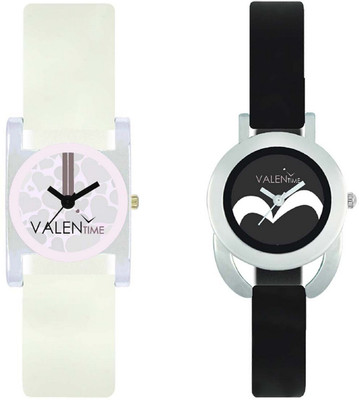 

VALENTIME VT10-16 Colorful Beautiful Womens Combo Wrist Watch - For Girls