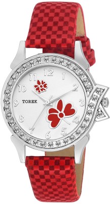 TOREK American Branded Red Flower New Editon SGFJHGNJ 2277 Watch  - For Girls   Watches  (Torek)