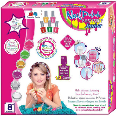 

GRAPPLE DEALS Awesome Nail Polish Factory Jr. For Kids.