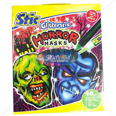 

Stic Glitterstix Horror Mask Art Art and Craft Kit for Birthday Return Gift