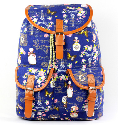 

RAMPOSH Canvas Printed Backpack laptop Bag 26 L Backpack(Multicolor)