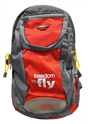 

batu lee RED BACKPACK WITH RAIN COVER 19 L Backpack(Red)
