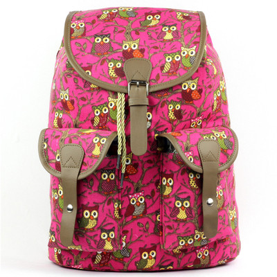 

RAMPOSH Printed Canvas Backpack 15 L Backpack(Multicolor)