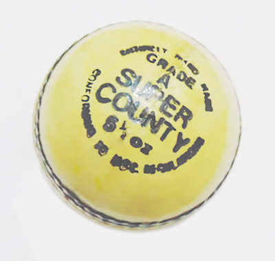 

National Sports GRADE A SUPER COUNTY LEATHER CRICKET BALL Cricket Leather Ball(Pack of 1, Beige)
