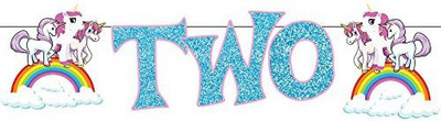 

PARTY PROPZ UNICORN AGE BANNER TWO PACK OF 1/UNICORN PARTY DECORATION/UNICORN PARTY SUPPLIES/UNICORN PARTY ACCESSORIES Banner(5 ft, Pack of 1)