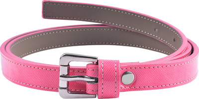 

Snoby Women Casual Pink Artificial Leather Belt