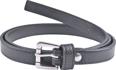 

Snoby Women Casual Black Artificial Leather Belt