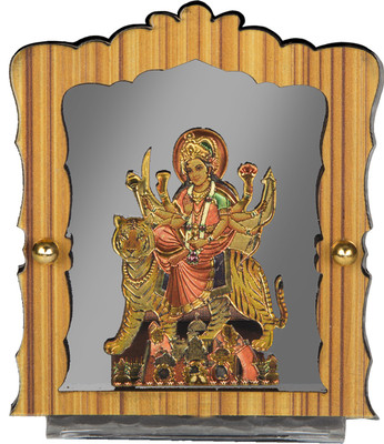 

Autofy Universal car Dashboard Accessory Goddess Durga Temple / Shield-For Car Accessory Mount Kit