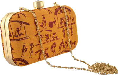 

Zephyrr Party Yellow Clutch