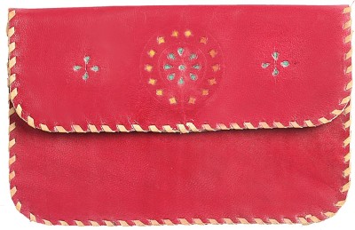 

The Indian Handicraft Store Party Maroon Clutch