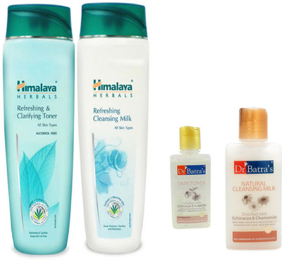 

Himalaya TONER, REFRESHING CLEANSING MILK(Set of 4)