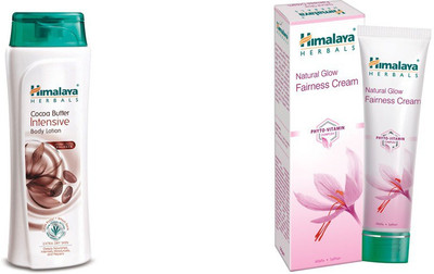 

Himalaya coca butter intensive body lotion, fairness cream(Set of 2)