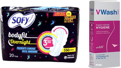 

sofy Bodyfit Overnight, v wash(Set of 2)