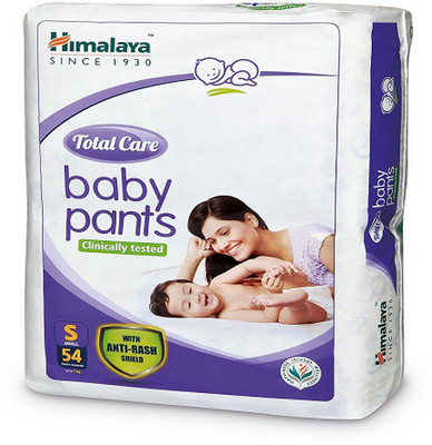 Himalaya Total Care Small Size Baby Pants Diapers (54 Count) - S(54 Pieces)