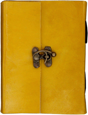 

Ehandcrafts A5 Diary(Handcrafted gift set, Yellow)