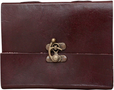 

Ehandcrafts A5 Diary(Handcrafted gift set, Brown)