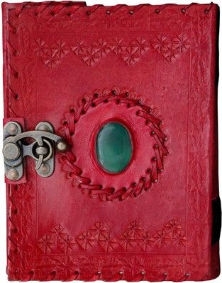 

Ehandcrafts A5 Diary(Handcrafted gift set, Red)