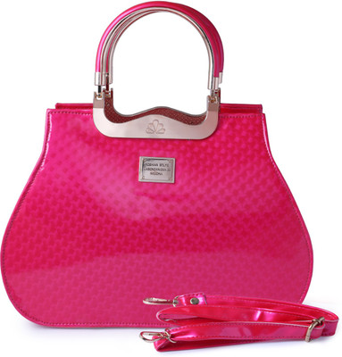 Louise Belgium Hand-held Bag(Pink)