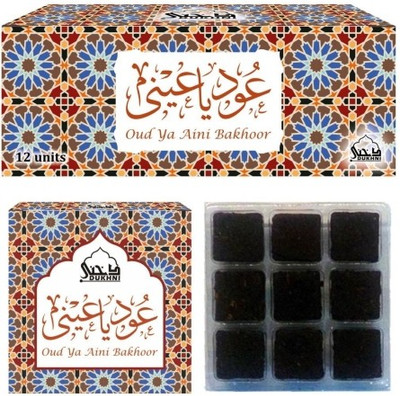 

Dukhni Oud Al Aini Tray Bakhoor (9x12 Pcs) Celebration Pack Agarbattis(108 Units)