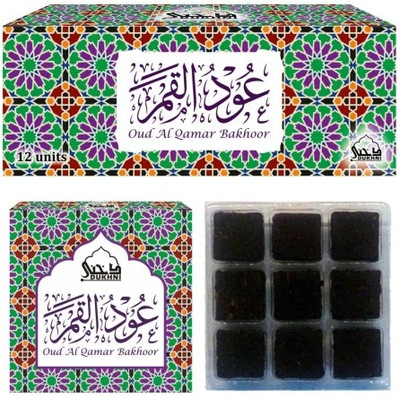 

Dukhni Oud Al Qamar Tray Bakhoor (9x12 Pcs) Celebration Pack Agarbattis(108 Units)