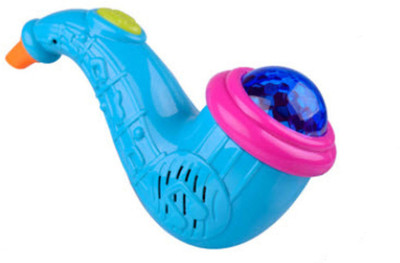

TALKING GANESHA 2 In 1 Musical Saxahorn Can Be Used As A Whistle & As A Musical Toy For Kids (Blue)(Blue)