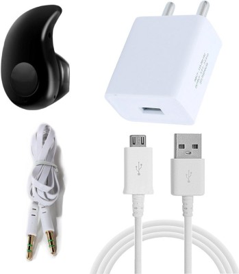 TROST Wall Charger Accessory Combo for Micromax Canvas Xpress 4G(White)