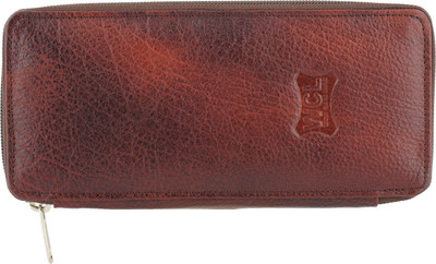 

WCL Natural Dry Mill 100% Genuine Leather Bank Lockers Cum 8 Key with Bills Pocket Pouch(Brown)