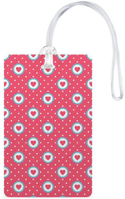 

100yellow Luggage Tags- Printed Colorful High Quality Gloss Finish PVC Travel/Bag Tag with Silicon Strap- Ideal For Gift Luggage Tag(Multicolor)