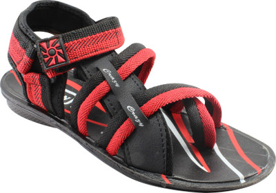 

Claptrap Men Red::Balck Sandals