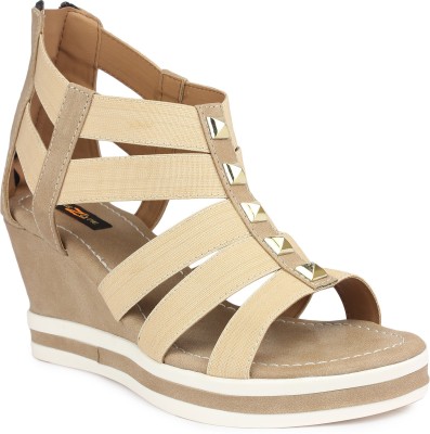 

Shezone Women Beige Wedges